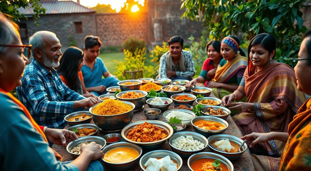 cultural significance of communal meals in Indian culture