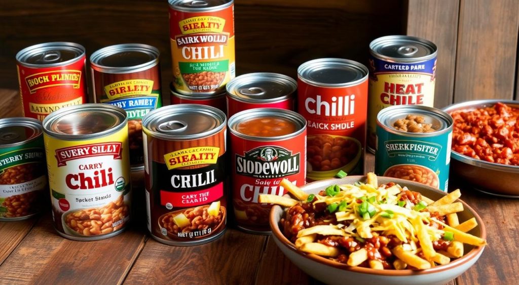 features of canned chili