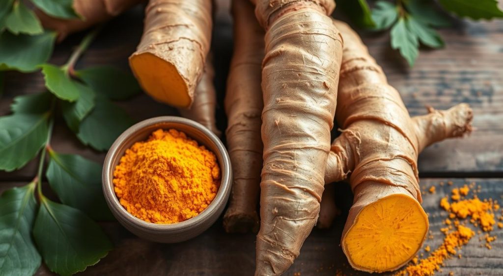 fresh turmeric and dried turmeric for golden paste recipe