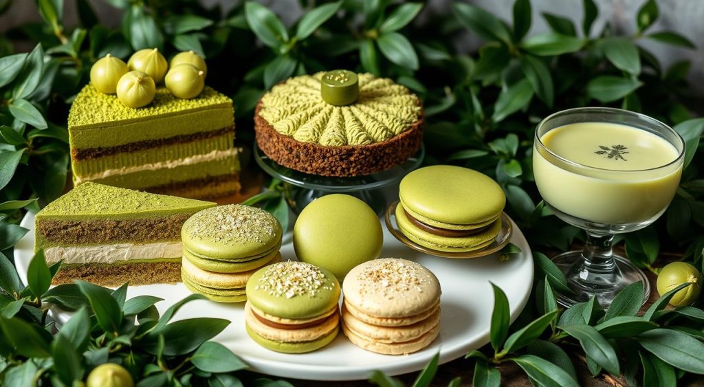 green tea desserts