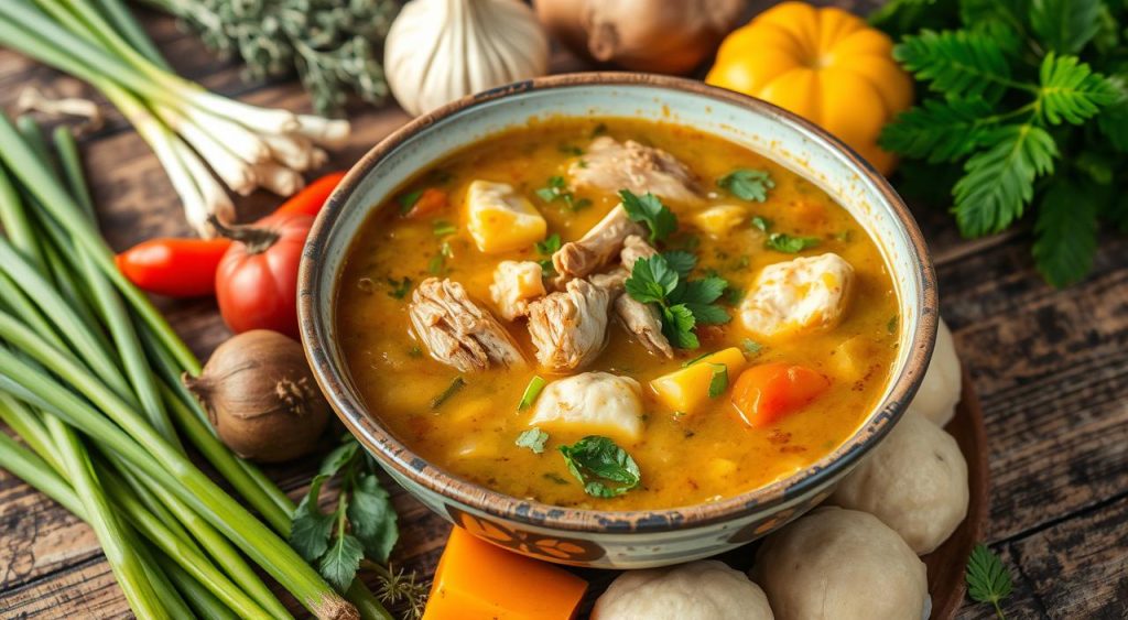 history of Jamaican chicken soup