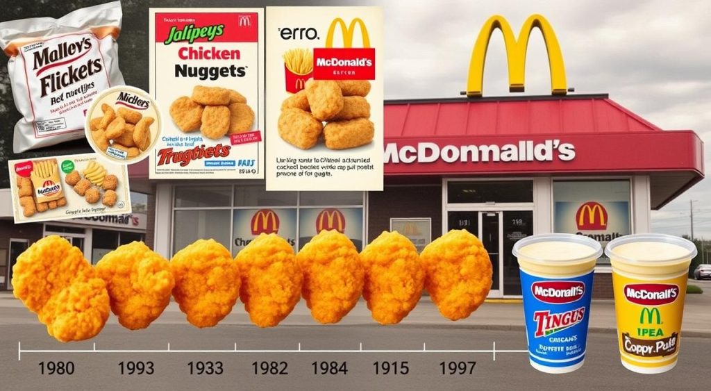 history of chicken nuggets at McDonald's