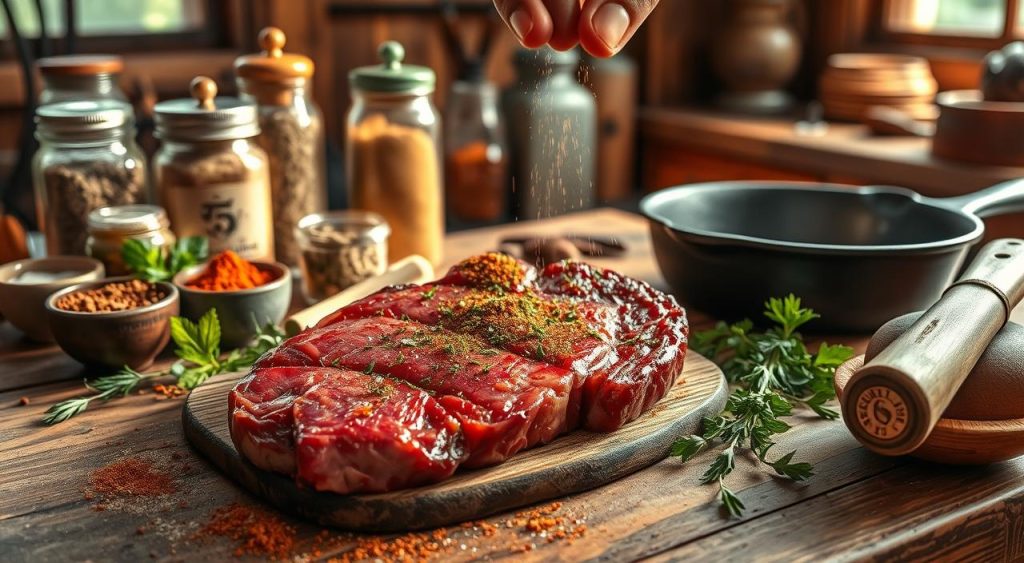 history of ribeye seasoning