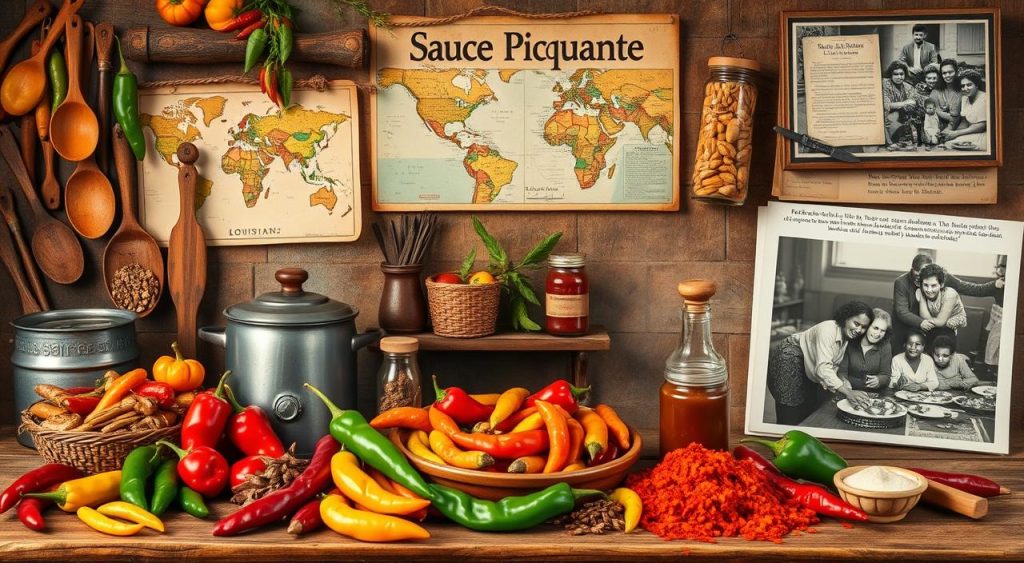 history of sauce piquante