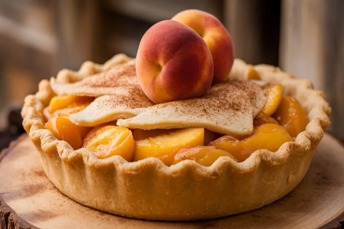 peach pie recipe with canned peaches