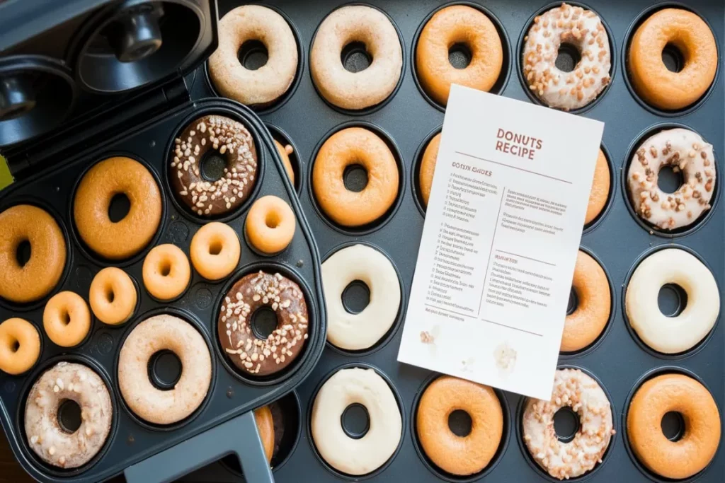 recipe for donuts with a donut maker