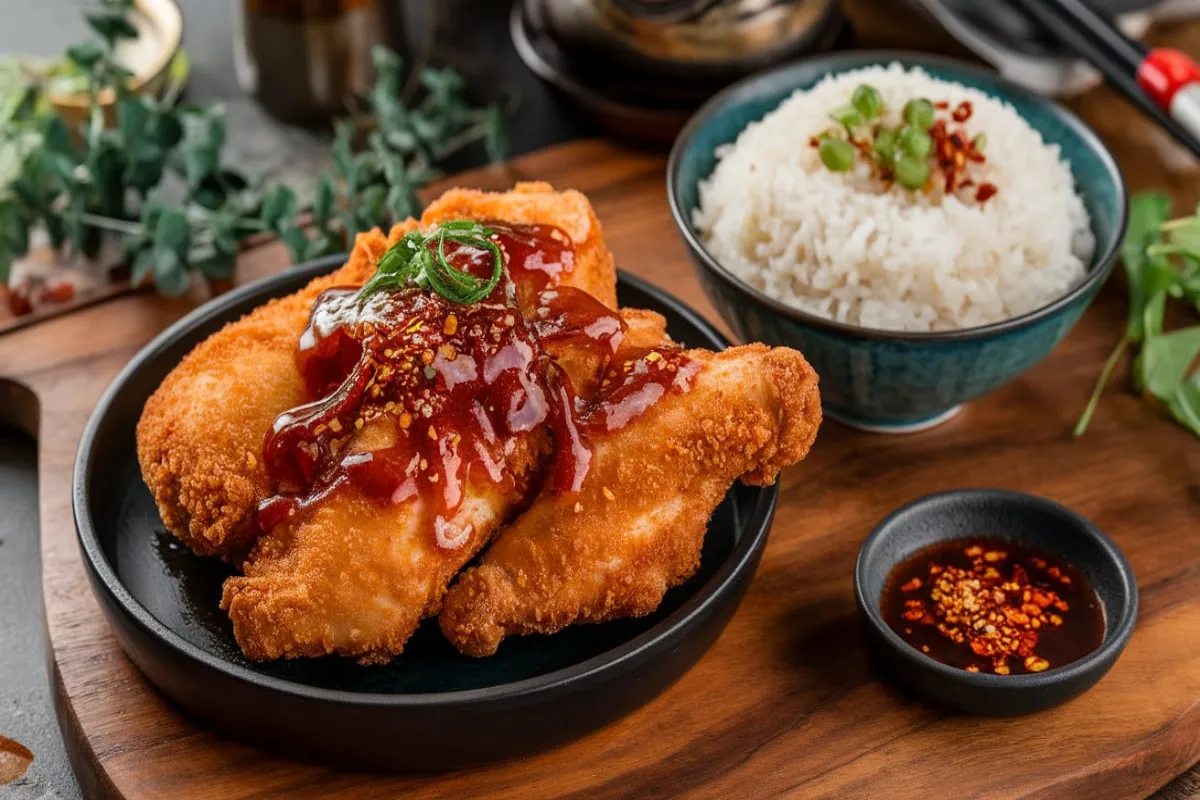 rice recipe with korean chicken