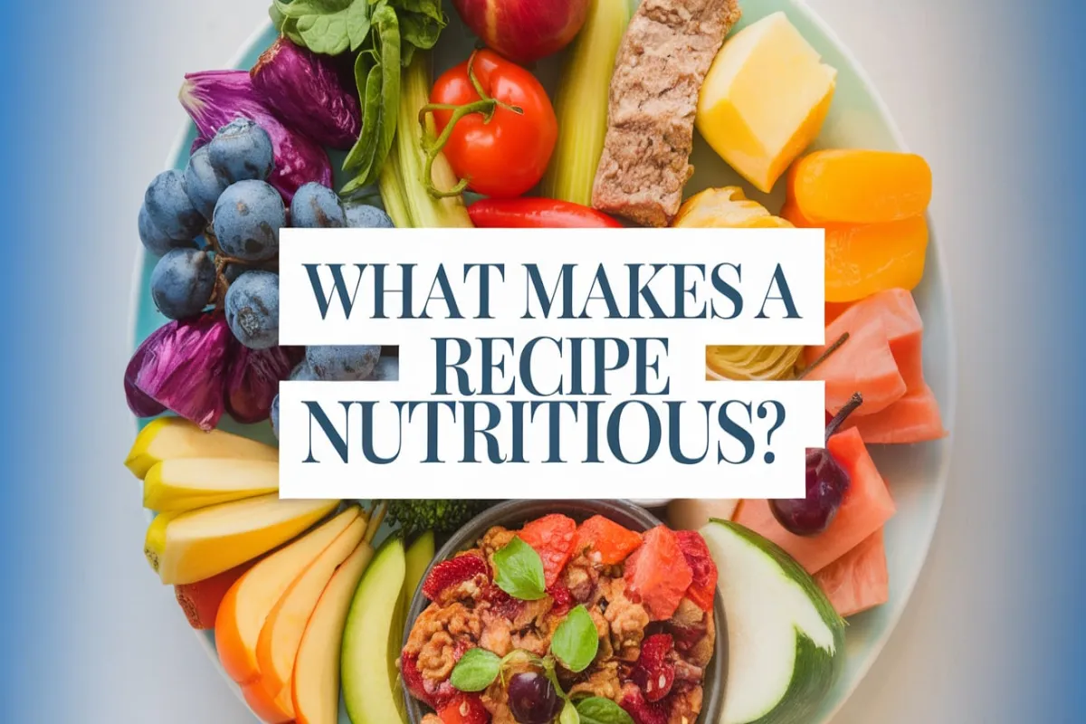 what makes a recipe nutritious fhthblog