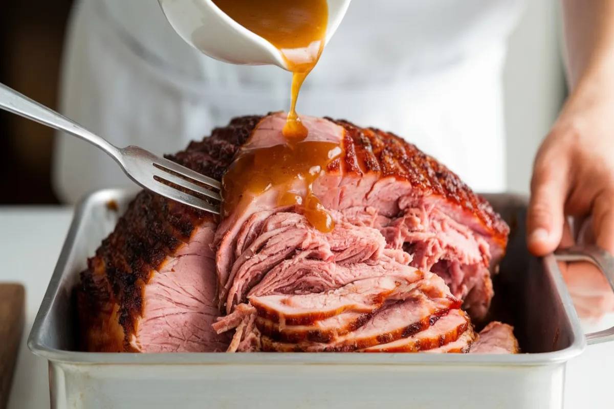 pulled ham recipe