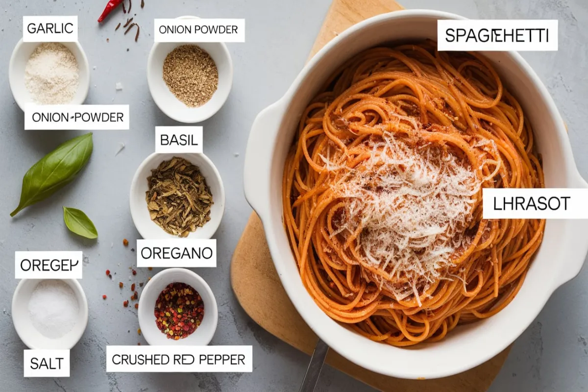 spaghetti seasoning recipe