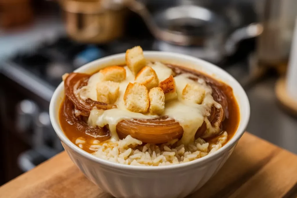 french onion soup rice recipe