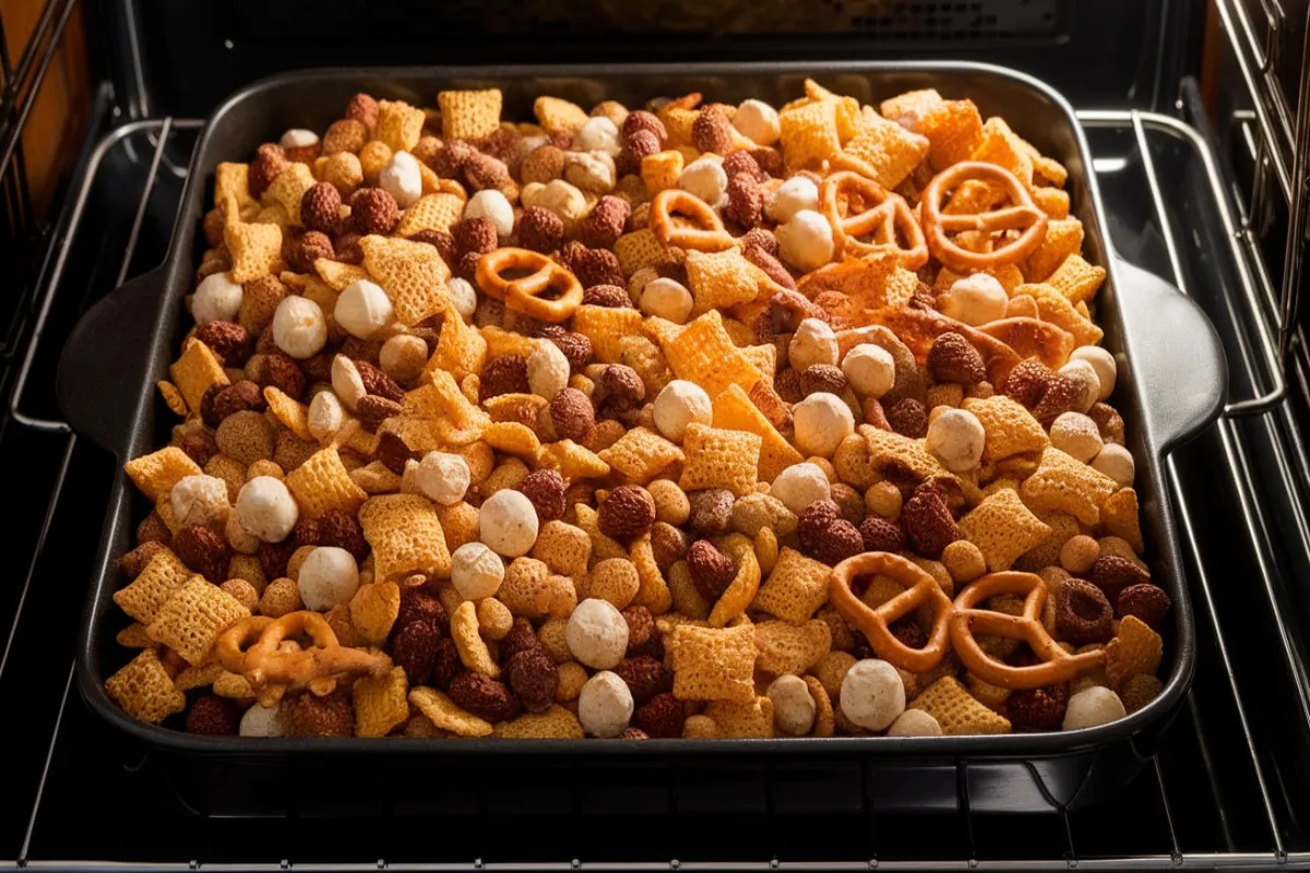 oven chex mix recipe