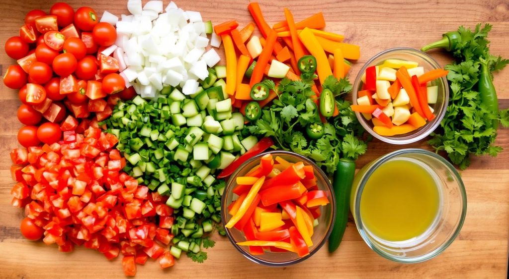 ingredients for pickle de gallo