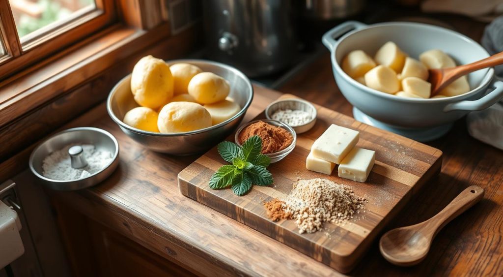 preparing Mississippi Mud Potatoes