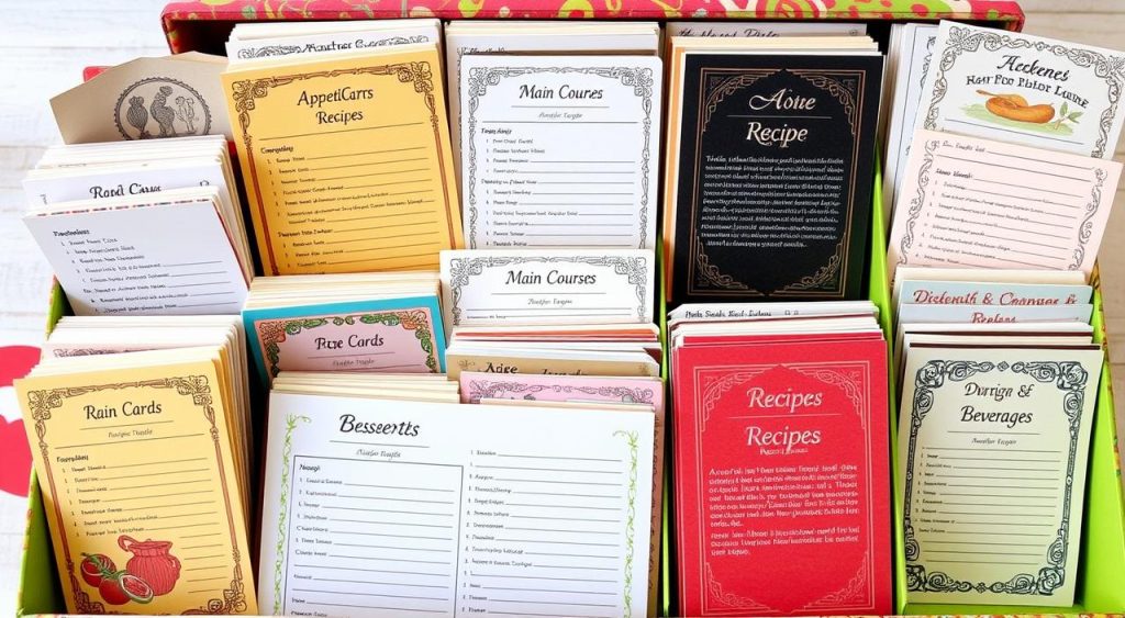 recipe card types