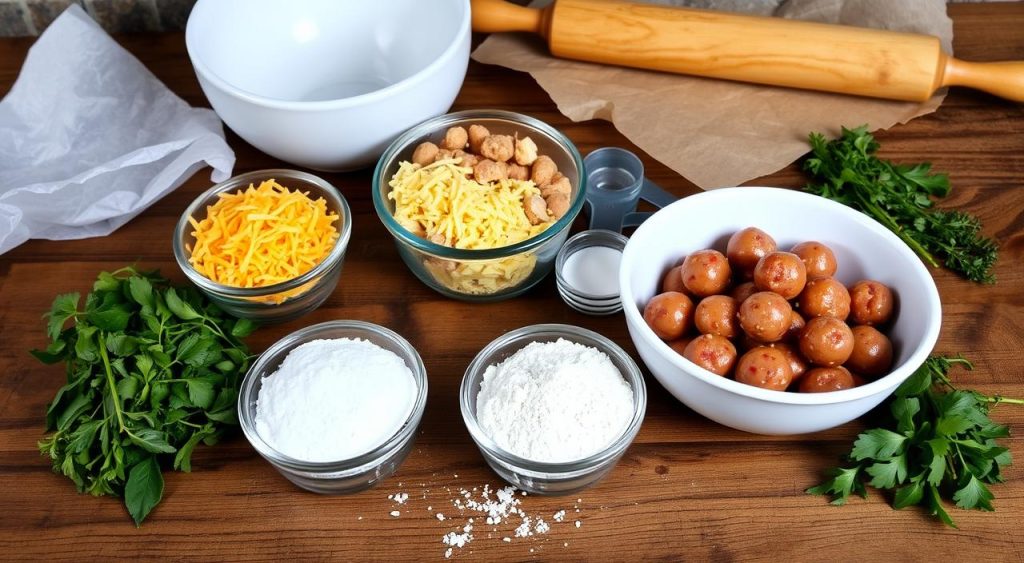 sausage balls ingredients