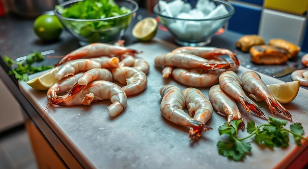 shrimp preparation