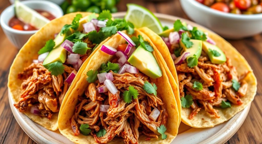 smoked chicken tacos