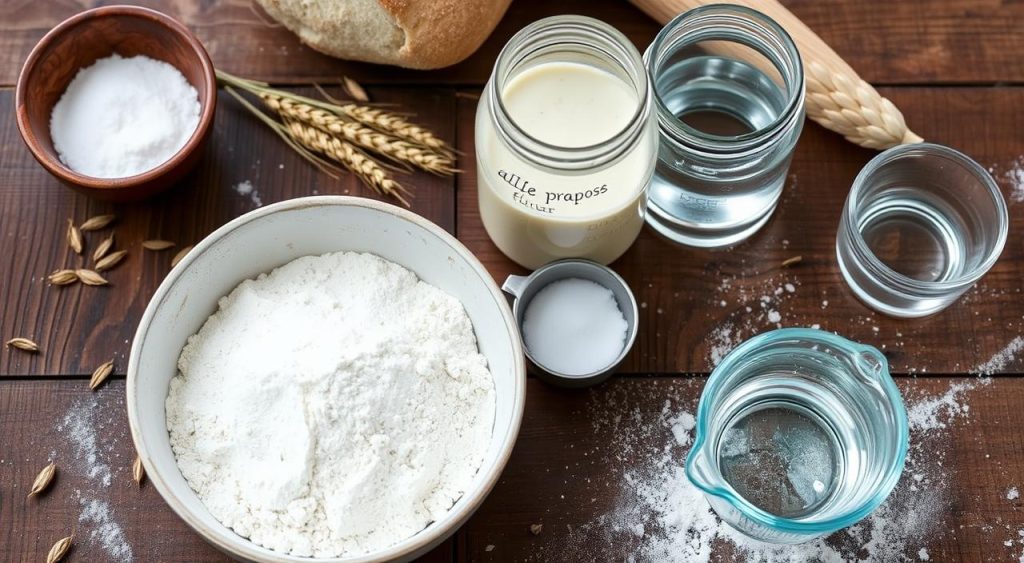 sourdough ingredients