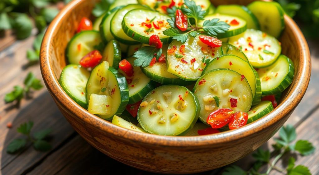 spicy cucumber salad recipe