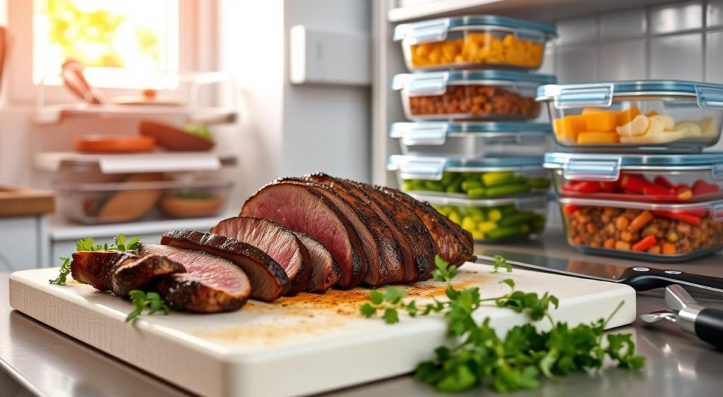 storing leftover tri tip