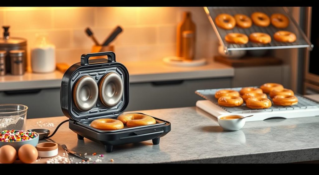 using a donut maker