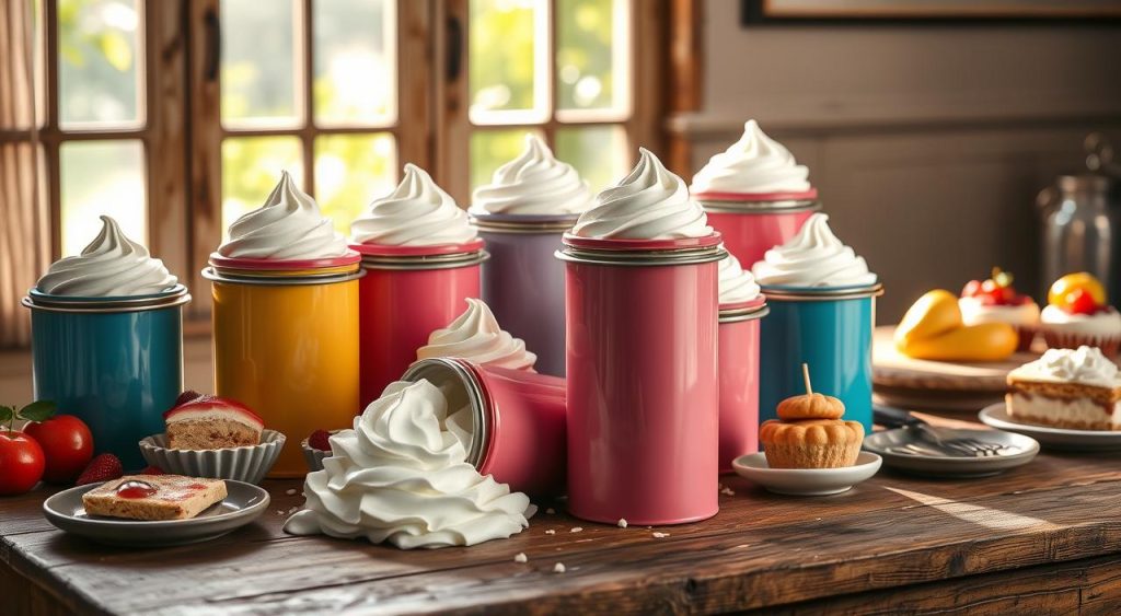 whipped cream canisters